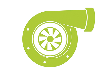 Turbo green Melett stock image
